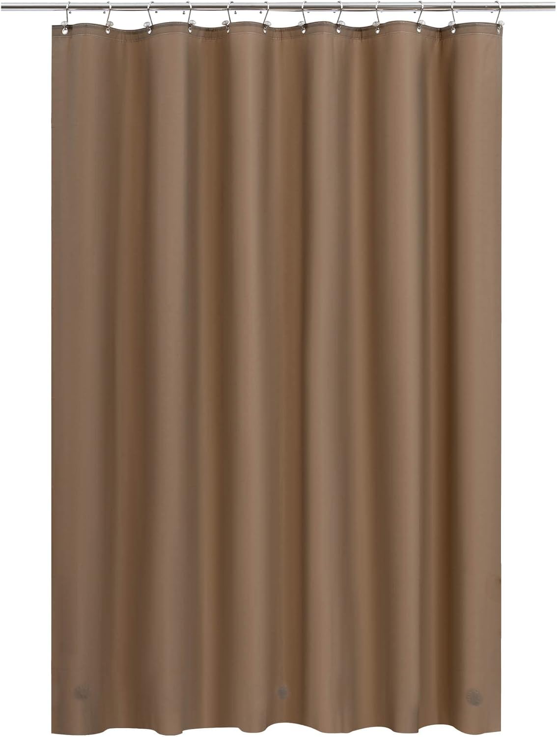 Barossa Design Clawfoot Tub Shower Curtain with 12 Magnets - 36 Metal Hooks Included, 180" W x 70" H Wrap Around, Waterproof PEVA, Metal Grommets - Frosted, 180x70