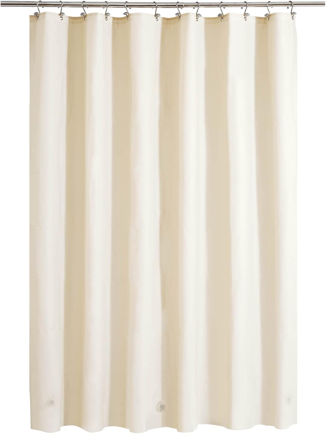 Barossa Design Clawfoot Tub Shower Curtain with 12 Magnets - 36 Metal Hooks Included, 180" W x 70" H Wrap Around, Waterproof PEVA, Metal Grommets - Frosted, 180x70