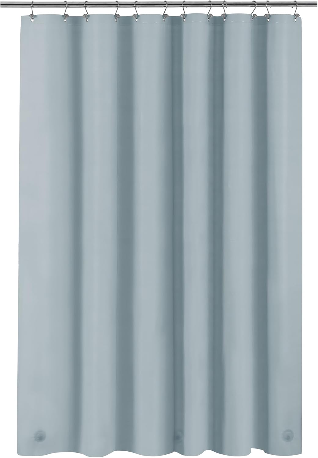 Barossa Design Clawfoot Tub Shower Curtain with 12 Magnets - 36 Metal Hooks Included, 180" W x 70" H Wrap Around, Waterproof PEVA, Metal Grommets - Frosted, 180x70